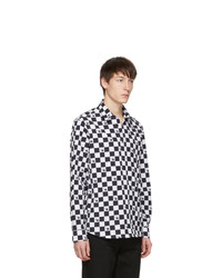 McQ Alexander McQueen Black And White Shields 25 Shirt