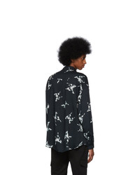 Nahmias Black Butterfly Shirt