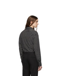 Saint Laurent Black Classic Long Sleeve Shirt
