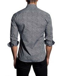 Jared Lang Paisley Long Sleeve Trim Fit Shirt