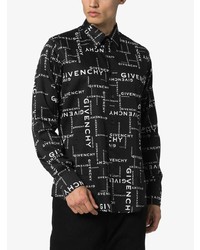 Givenchy Repeat Logo Print Shirt