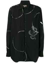 Yohji Yamamoto Skull Cobra Print Shirt