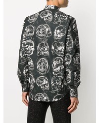 Alexander McQueen Skull Print Shirt