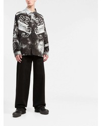 VERSACE JEANS COUTURE Space Couture Print Long Sleeved Shirt