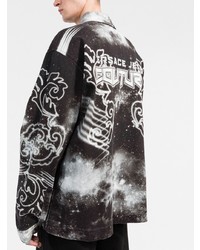 VERSACE JEANS COUTURE Space Couture Print Long Sleeved Shirt