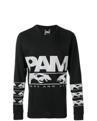 Pam Perks And Mini Aiden Graphic Print Logo Top