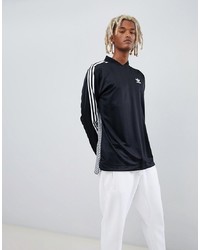 adidas Originals B Side Long Sleeve Jersey With Back Print In Black D76309