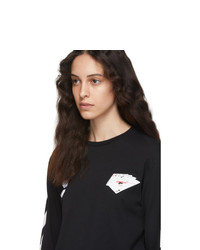 Off-White Black And Multicolor Diag Hand Card T Shirt