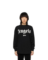 Palm Angels Black Angels Long Sleeve T Shirt