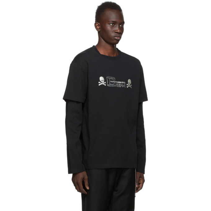 Mastermind Japan Black C2h4 Edition Double Layer T Shirt, $176 