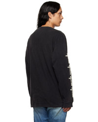 R13 Black Gothic Long Sleeve T Shirt