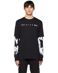 1017 Alyx 9Sm Black Graphic Long Sleeve T Shirt