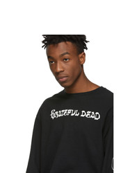 R13 Black Grateful Dead Steal Your Face Long Sleeve T Shirt