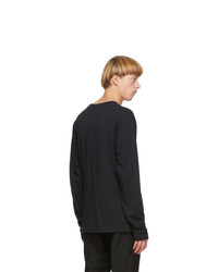 Acne Studios Black Logo Long Sleeve T Shirt