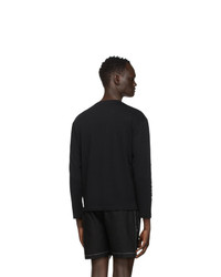 Second/Layer Black Long Sleeve T Shirt