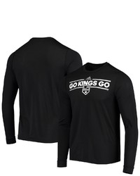 adidas Black Los Angeles Kings Dassler Roready Creator Long Sleeve T Shirt
