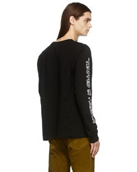 Vyner Articles Black Nails Print Long Sleeve T Shirt