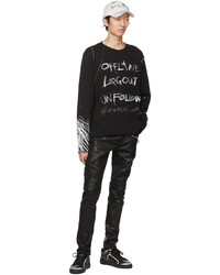 Balmain Black Offline Sweatshirt