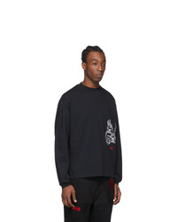 424 Black Psycho Long Sleeve T Shirt