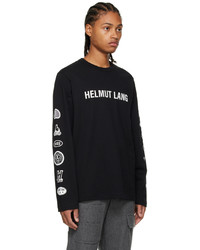 Helmut Lang Black Societas Long Sleeve T Shirt