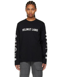 Helmut Lang Black Societas Long Sleeve T Shirt