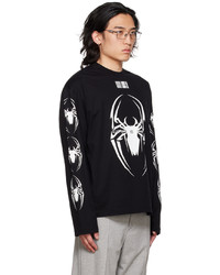 VTMNTS Black Spider Long Sleeve T Shirt