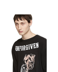 Warren Lotas Black Unforgiven Graphic Long Sleeve T Shirt