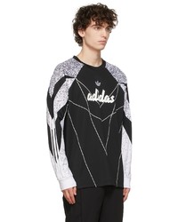 adidas Originals Black White Shark Long Sleeve Jersey