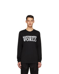 Mastermind World Black World Logo Long Sleeve T Shirt