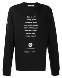 Undercover Blackletter Print Cotton T Shirt