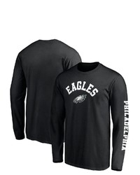 FANATICS Branded Black Philadelphia Eagles Big T Sleeve T Shirt