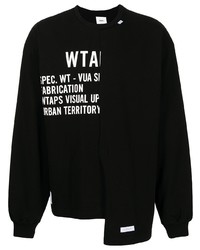 WTAPS Graphic Print Asymmetric T Shirt