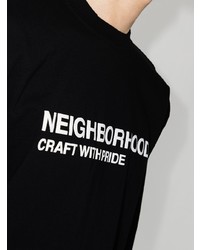 Neighborhood Logo Print Long Sleeved Top