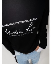 Martine Rose Logo Print Longsleeved Cotton T Shirt