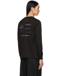 TAKAHIROMIYASHITA TheSoloist. Long Sleeve Geometric Morse Code T  Shirt