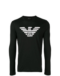 Emporio Armani Long Sleeve Logo T Shirt