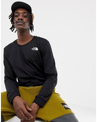 The North Face Long Sleeve Simple Dome T Shirt In Black