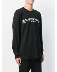 Mastermind Japan Long Sleeve Skull Print T Shirt