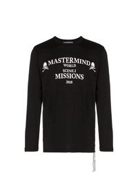 Mastermind Japan Missions Logo Long Sleeve Cotton T Shirt