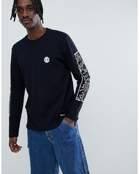 Element X Keith Haring Long Sleeve T Shirt In Black