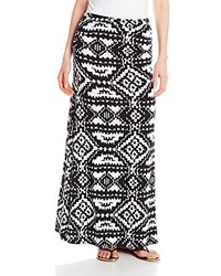 Seven7 Rouched Top Maxi Skirt Oversized Aztec Print