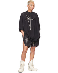Rick Owens Black Champion Edition Perforated Tommy T Shirt