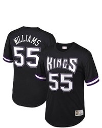 Mitchell & Ness Jason Williams Black Sacrato Kings Mesh T Shirt