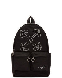 Off-White Black Abstract Arrows Backpack