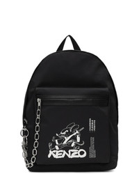Kenzo Black Limited Edition Chinese New Year Kung Fu Rat Backpack