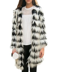 Black and White Print Outerwear