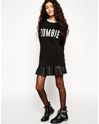 Asos Collection Halloween Sweatshirt With Zombie Print