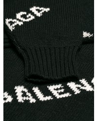 Balenciaga V Neck Logo Sweater