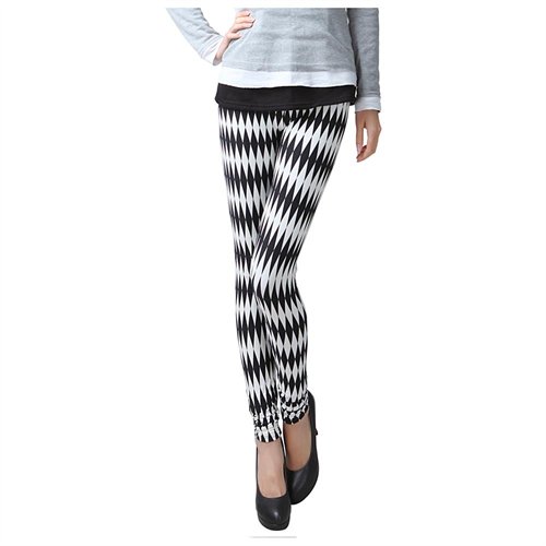 HDE Sexy Patterned Print Design Stretch Leggings Tights Pants, $8