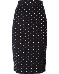 Givenchy Cross Print Pencil Skirt